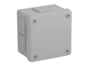 VP-43 Puszka n/t 98x98x65mm IP55 6-wl dł.gum. popiel
