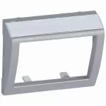 SISTENA - PLAKIETKA KOLOR ALUMINIUM DO GNIAZDA RJ45 STP, Legrand