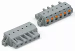 1-przewodowe gniazdo przycisk Push-in CAGE CLAMP®, szara 2231-212/031-000