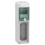 Obudowa natynkowa, Mureva (dawna Kaedra), IP65 do podłączenia gniazd gMRV-1-5-NT-T/9 1 otwór 103x225 mm