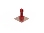 [CU] Uchwyt dachowy z płytką z plastikiem H-65mm
