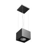 ALPINA B1Wd LED111 wisząca max. 1x20W, G53, 12V/DC, czarny głęboki (mat struktura) RAL 9005