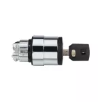 Harmony XB4 Główka przełącznika 3 pozycyjnego z kluczem 455 z samopowrotem czarny metalowy