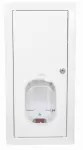 ROZDZIELNIA RL 1F 6E POD LICZNIK ELEKTRONICZNY Z ZAMKIEM I SZYBĄ RAL 9003