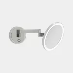 Bathroom Wall Light Bathroom Mirror IP44 Vanity LED 9W 3000K 256lm. Mirror Magnification x3 75-8508-21-K3