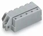 1-przewodowe gniazdo, kątowe CAGE CLAMP®, szara 731-541/031-000