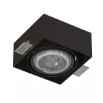 MARA PB1Ah AR111 wpust stropowy bezramkowy, max. 1x20W, G53, 12V, czarny głęboki (mat struktura) RAL 9005