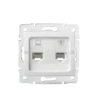 LOGI 02-1430-002 bi Gniazdo komputerowo-telefoniczne (RJ45 Cat 5e+RJ11)