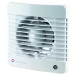 wentylator osiowy fi 100 mm z timerem i czujnikiem ruchu, krótki kołnierz, biały