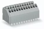 Złączka do płytek drukowanych przycisk 0,5 mm² RM 2,5 mm 3-bieg, szara 250-303