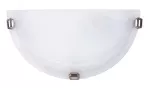 3002 Półplafon Alabastro E27/1x60W biały/chrom 230V, 50Hz