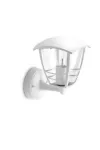 Creek wall lantern white 1x60W 230V up myGarden Kinkiet