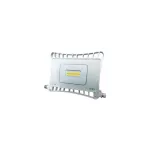 LAMPA LED FLOOD BUTTERFLY / 10W / 100 lm/W / IP65 / 4200K / BIAŁA