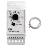 Termostat ETI-1551 w komplecie z 3 m czujnikiem podłogowym ETF-144/99A.