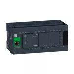 Modicon M241, sterownik, RJ45, Ethernet, 24 wejść, 16 wyjść tranzystorowych PNP, 24 VDC