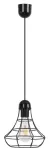 4649 Lampa wisząca Ramsey E27/60W czarny 230V, 50Hz