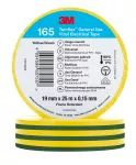 Winylowa taśma elektroizolacyjna 3M™ Temflex™ 165, zielona/żółta, 19mm x 25m
