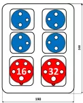 Rozdzielnica 1*16A/5p; 1*32A/5p; 4*250V; TVM 21; IP54