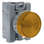 LAMPKA SYGN. ŻÓŁTA 230V LED BA9S STANDARD SP22-LG-230-LED\.