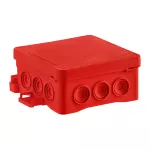 Puszka instalacyjna naścienna NS6 FASTBOX&HOOK czerwony