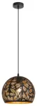 2276 Lampa wisząca Manorca E-27 1x40W czarny / złoty 230V, 50Hz