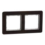 Ramka 2-krotna, Sedna Elements, wenge