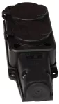 Listwa gumowa przenośna 2x2P+Z 16A 250V IP54 czarna