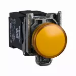 Harmony XB4 Lampka sygnalizacyjna pomarańczowa żarówka 110/120V metalowy typowa