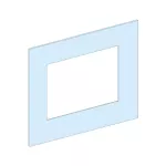 Rozdzielnice PrismaSet, płyta czołowa do aparatu ISFL160 185mm 650mm