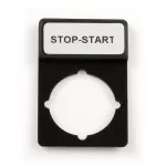 TABLICZKA Z OZNACZENIAMI STOP-START