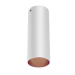 PIXO 160 stropowy max 1x50W, GU10, 230V, kolor miedzi, biały sygnałowy (mat struktura) RAL 9003 T068D16Sh961117