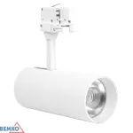SPOT COB VERKO BIAŁY 3-FAZOWY 30W 3000K 2300LM 36°
