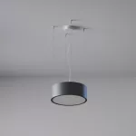 ABA PRO 340 wisząca LED 11W/2193lm/840, 230V, szary grafitowy (mat) RAL 7024