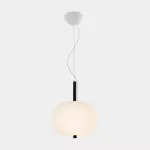 Pendant Ilargi Ø320 LED 18.9W LED warm-white 2700K 1-10V Madera Oscura 1054lm 00-6011-92-F9