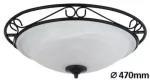 3723 Plafoniera Athen E27/3x60W czarna matowa 230V, 50Hz