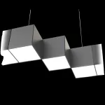 Oprawa NOISE STEPS Connect LED zw ED DALI 1000lm/840 PLX szary ciemny mat 13 W