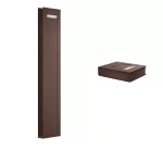 Bidi LED BOLLARD 12W 3000K 85°/40° miedź 230V