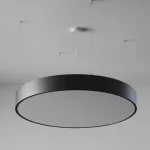ABA PRO 1040 wisząca LED 66,1W/11128lm/830, 230V, czarny głęboki (mat struktura) RAL 9005