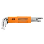 Klucze Torx długie T10-T50, zestaw 8 szt.