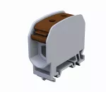 STB 16 Złączka szynowa gwintowa Al/Cu 87110 SIMBLOCK brązowy
