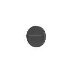 Recessed wall lighting IP65 Nod Round LED 2.6W LED warm-white 3000K ON-OFF Black 210 PX-0351-NEG