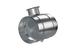 przepustnica ocynkowana ręczna fi 125 mm