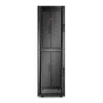 Szafa serwerowa SX 2x20U o szerokości 600mm i głębokości 1070mm, z bokami czarna