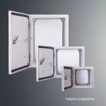 Obudowa n/t z płytą montaż PSH 404015 PROFIT 400x400x150; IP65; IK10; RAL7035, zamek herm.-D5