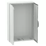 PanelSeT Obudowa stojąca SM drzwi pełne podwójne z płytą montażową 2000x 1600x 400mm