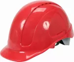 KASK OCHRONNY CZERWONY WYS. KOMF. ABS
