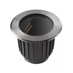Recessed uplighting IP65-IP67 Gea Wall Washer ø225mm LED 27.5W LED warm-white 3000K ON-OFF AISI 316 stainless steel 1008lm 55-9910-CA-CL