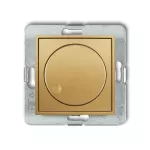 ICON Mechanizm elektronicznego regulatora oświetlenia przyciskowo-obrotowego do lamp LED złoty