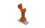 [OG/RAL 8004] Uchwyt dystansowy przekręcany z plastikiem