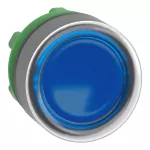 Harmony XB5 Napęd przycisku płaskiego okapturzony niebieski LED plastikowy typowa soczewka